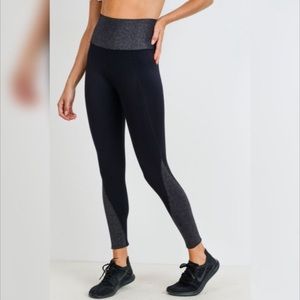 Mono B Glitter infused high waist seamless leggings